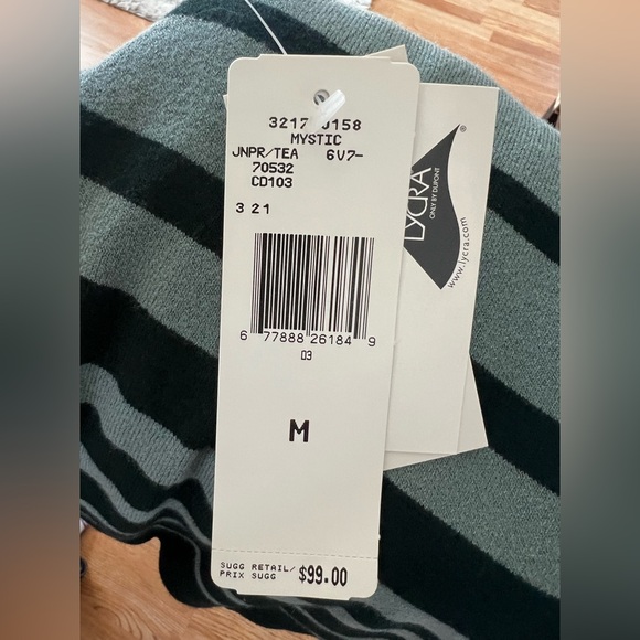 Jones New York Gray and Black Striped Turtleneck Sweater - Picture 7 of 7